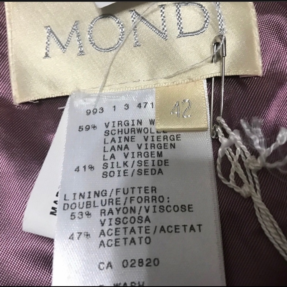 Women’s New Mondi Wool/Silk Jacket Made In Germany - Picture 3 of 5